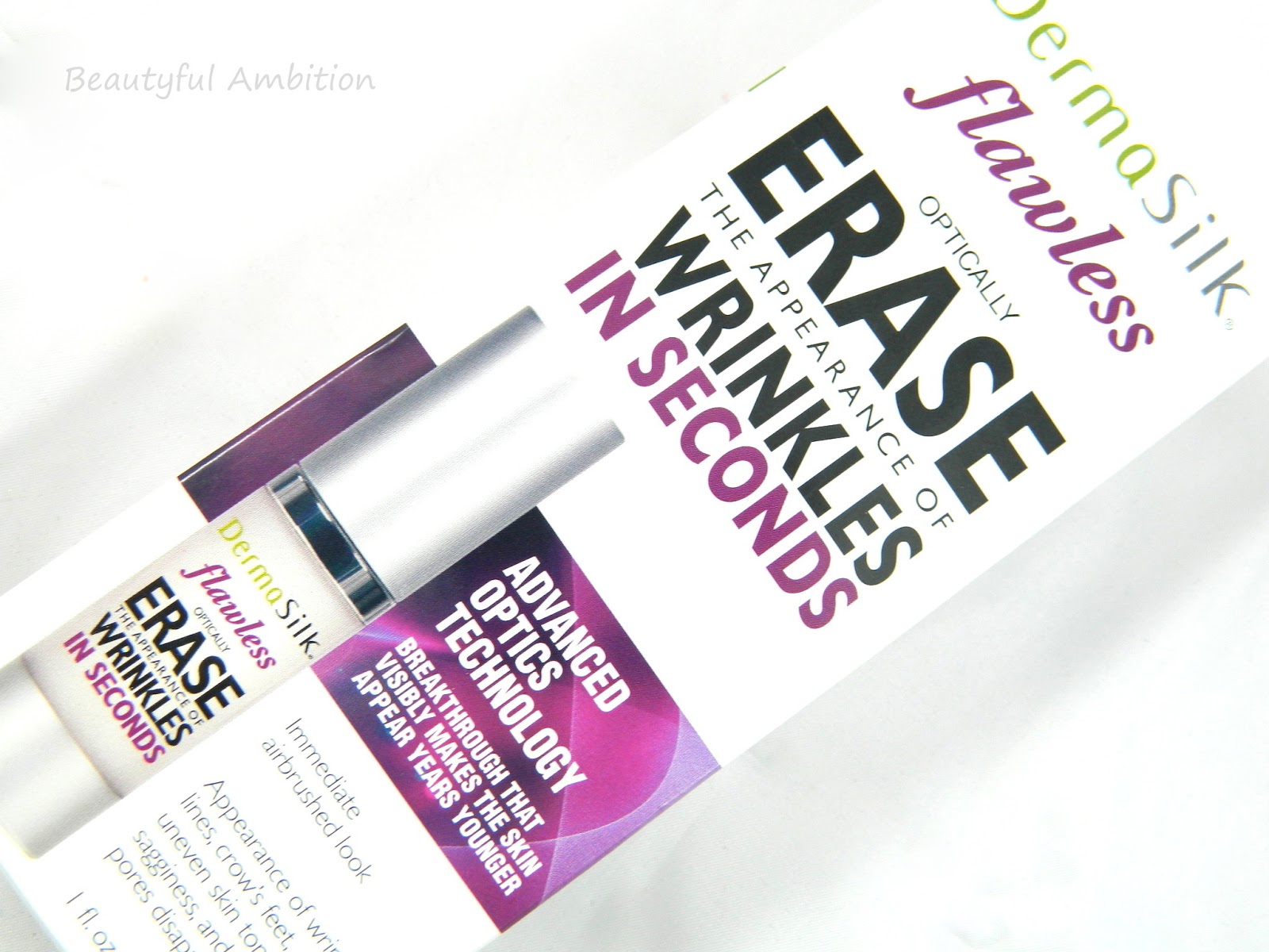 beautyful ambition Review Dermasilk Flawless Wrinkle Eraser