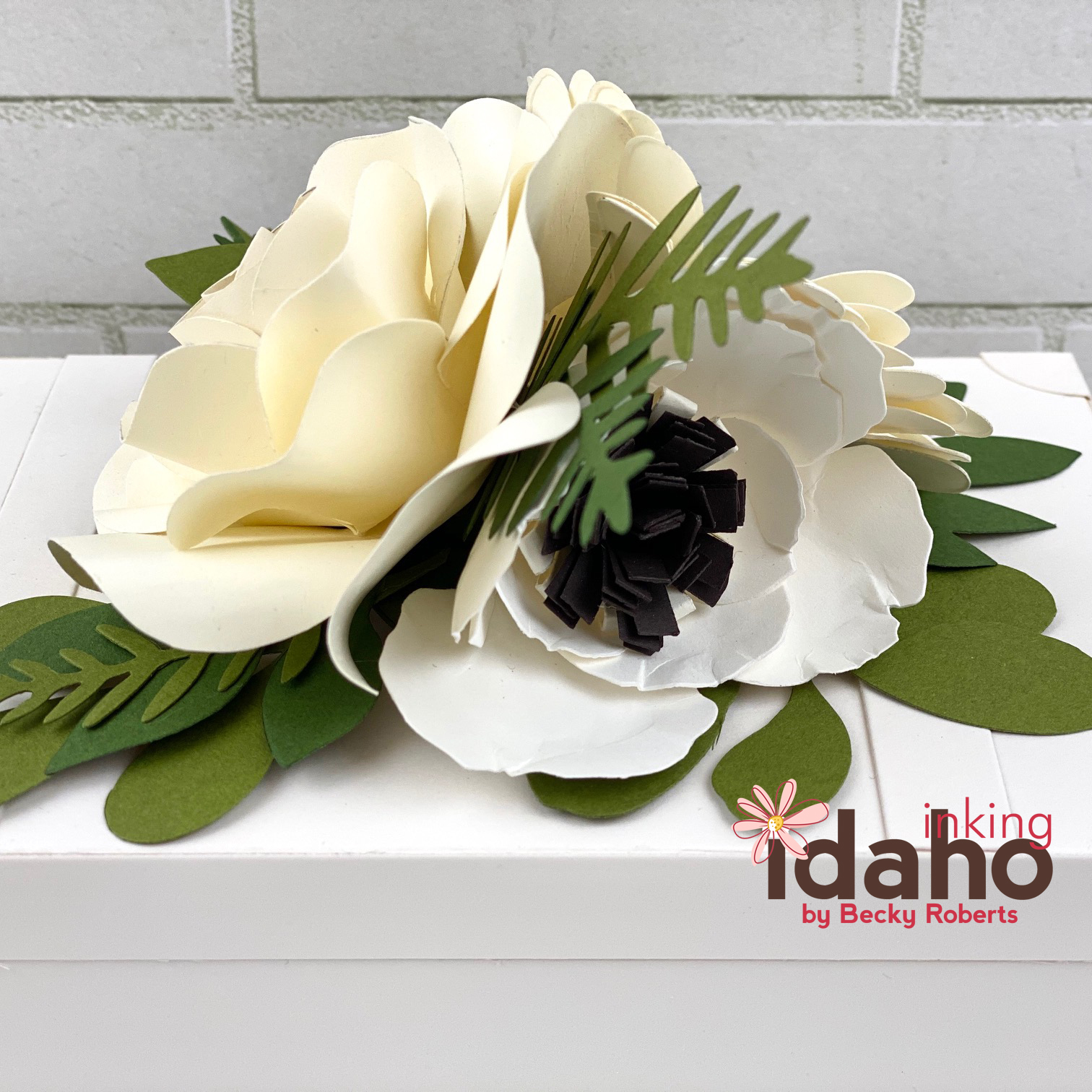 Inking Idaho: Suitcase and Floral Photo Prop