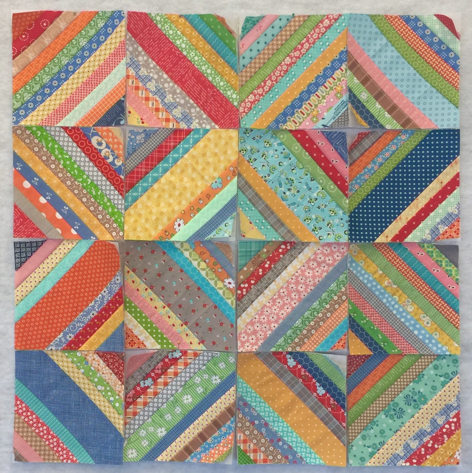 Bee In My Bonnet: Scrappy String Block Tutorial!!