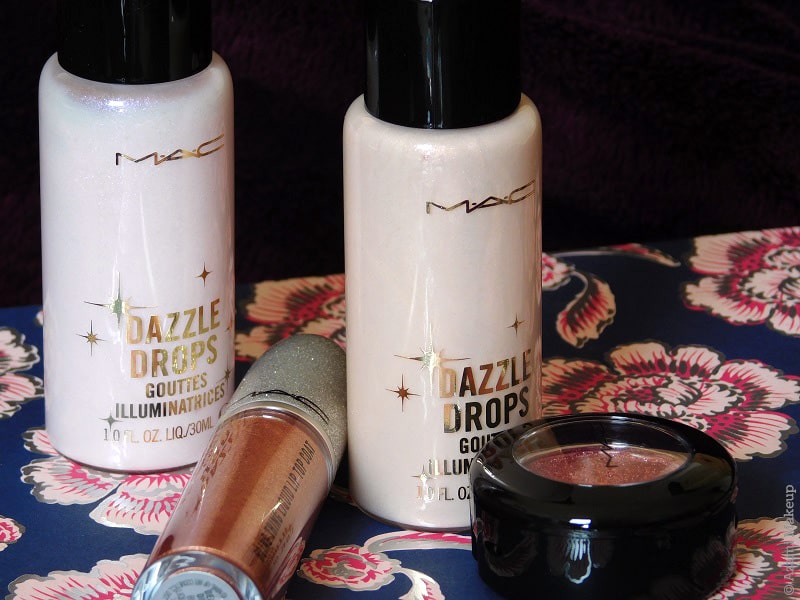 M.A.C. Cosmetics | Get Blazed Collection - Deliciously Disruptive Glitter Top Coat The Bling Thing Liquid Matte Metallic - Glitz Please Shiny Pretty Glitter Eyeshadow - Dazzle Drops Liquid Highlighter Dazzlepink & DazzlePeach - Review & Swatches - Avis