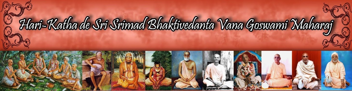 Hari-Katha de Sri Srimad Bhaktivedanta Vana Goswami Maharaj ॐ                          
