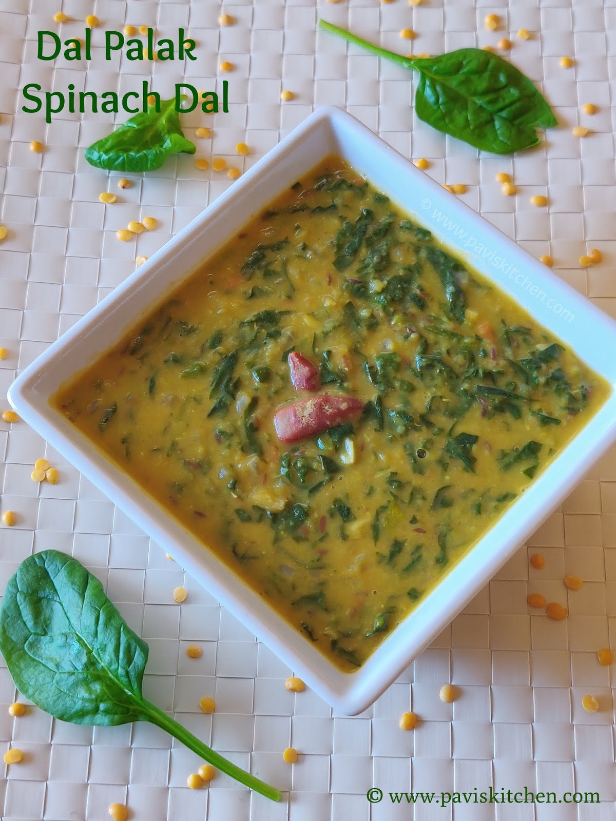 Toor dal palak recipe Spinach dal curry Indian recipe (Pressure cook