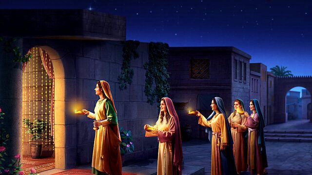 ما هي العذارى الحكيمات كيف يرحب العذارى الحكيمات بعودة الرب