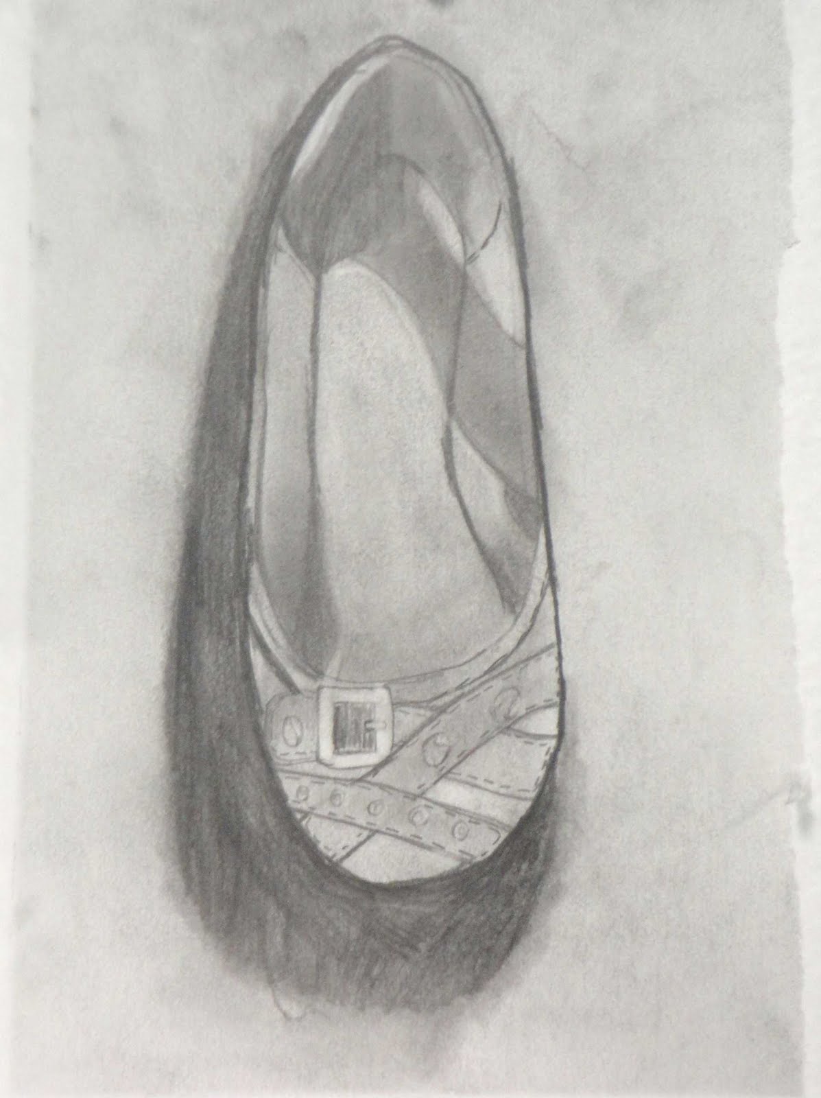 Upper Room Arts Shoe drawings in Graphite