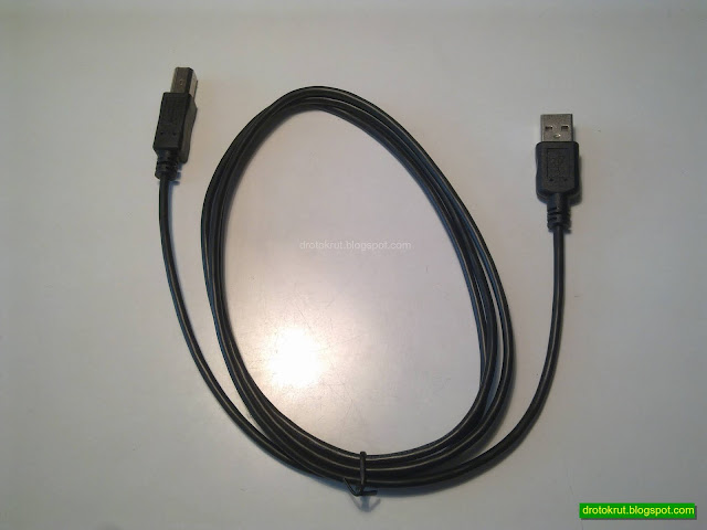 USB type B-USB type A кабель из комплекта KVM switch D-Link DKVM-210H