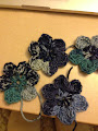 Crocheted flower