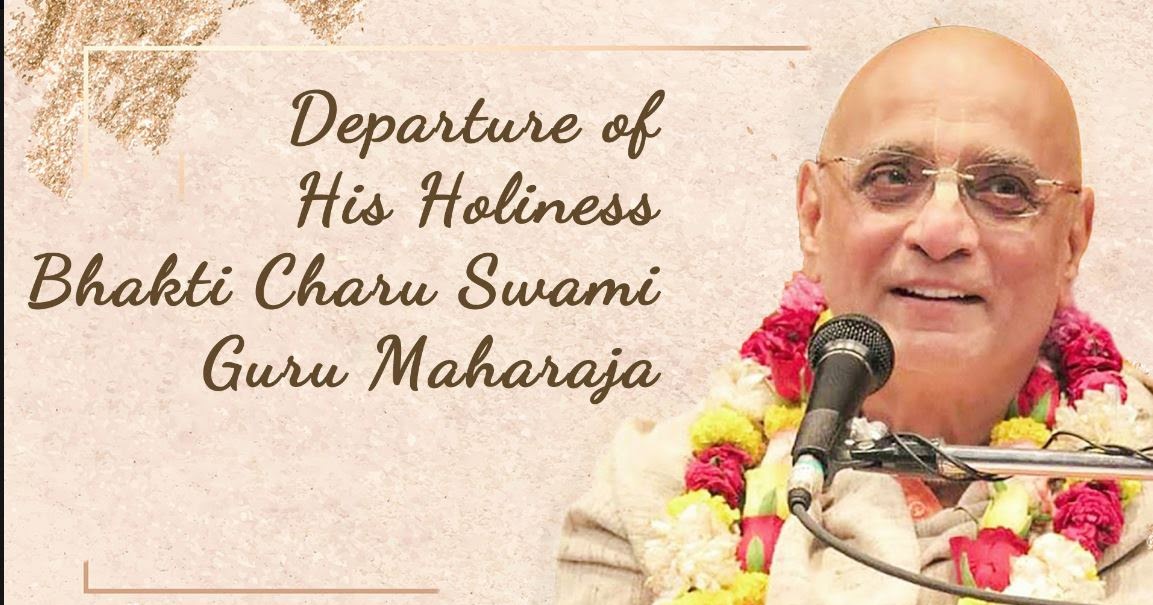 krishna1008: Bhakti Charu Swami Departs