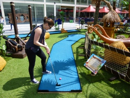 Pirate Mini-Golf at thecentre:MK in Milton Keynes
