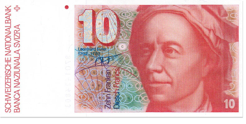 Монеты и банкноты мира. «Короли математики» на банкнотах.