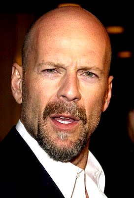 Bruce Willis Foto de Bruce Willis con bigote y barba