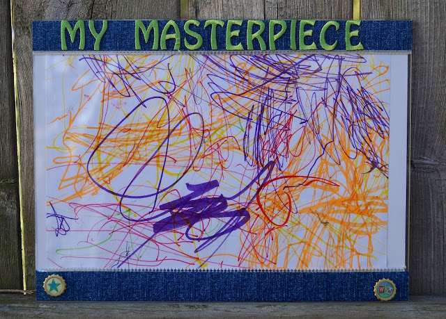 Creating with Joy: Children's Artwork Frame