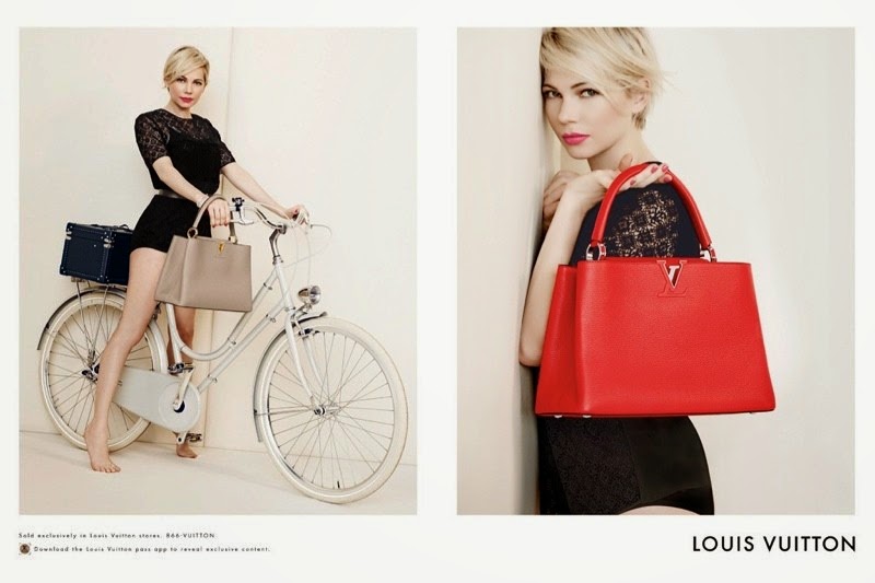 Sophie&#39;s fashion blog: Michelle Williams – Louis Vuitton (2014 Campaign):