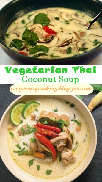 Vegetarian Thai Coconut Soup Recipe