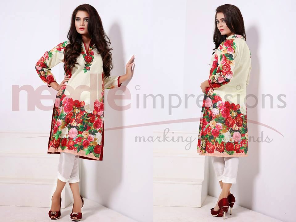 Ready To Wear Eid Dresses 2014 For Girls By Needle Impressions | WFwomen