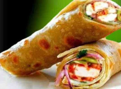 Veg frankie roll recipe