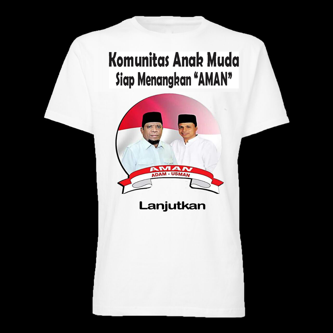 DESAIN KAOS PARTAI BAHAN HYGET DAN BAHAN PE DOBLE CV