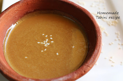 tahini homemade recipe for hummus for all lebanese cuisine.