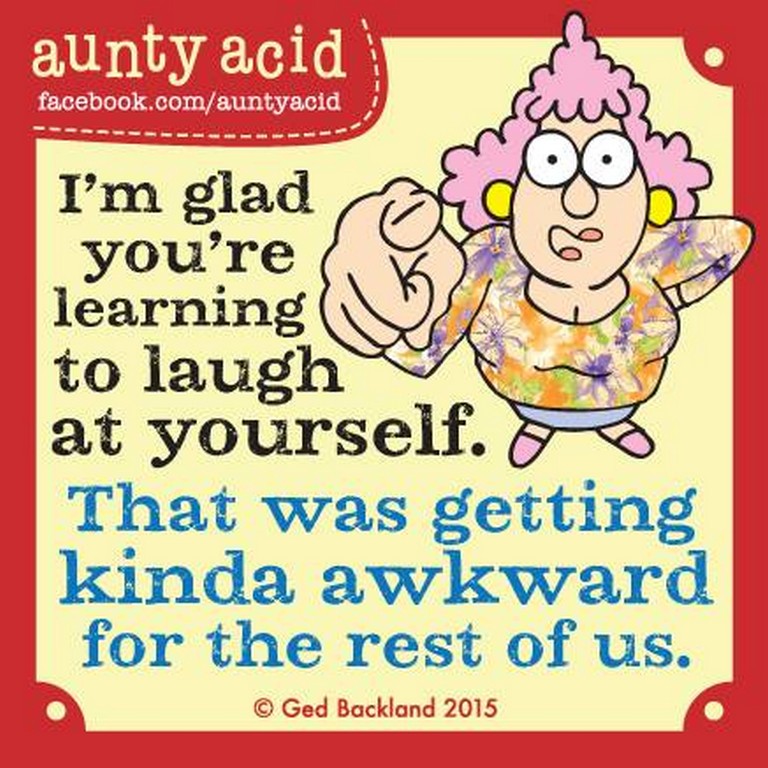 Aunty Acid cartoons - 29 images.