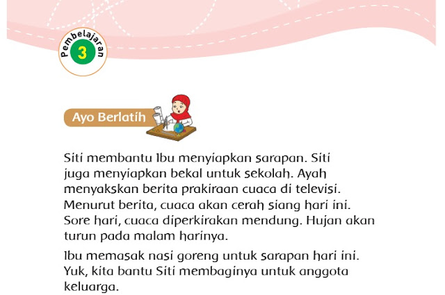 Tematik Kelas 3 Tema 5 Subtema 1 Pembelajaran 3