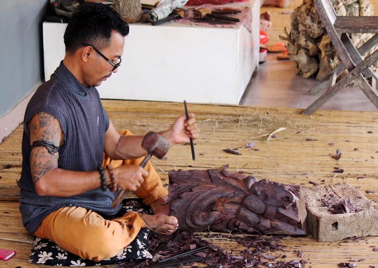 Artisan in Bali Indonesia