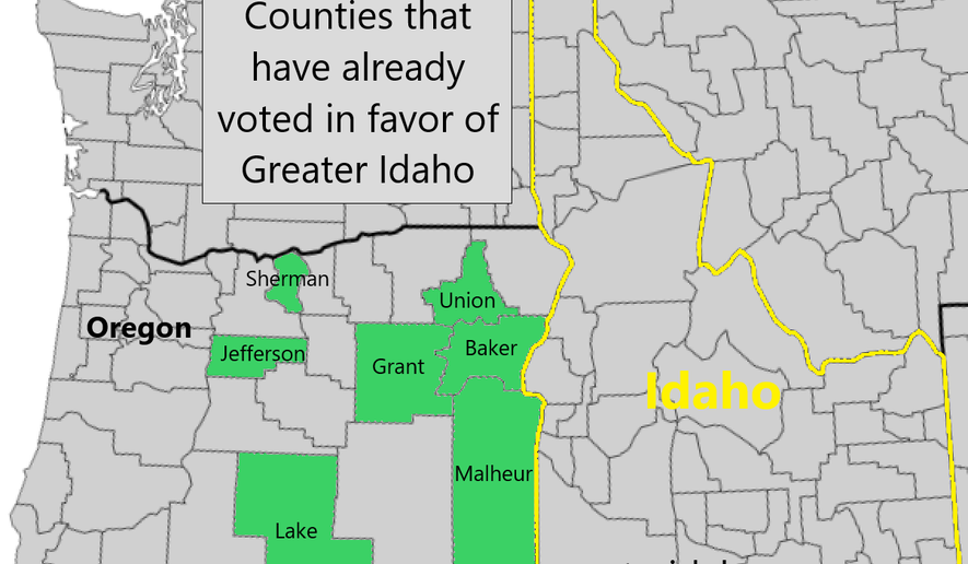 THE WESTERNER Oregonians closely split on Greater Idaho plan to let