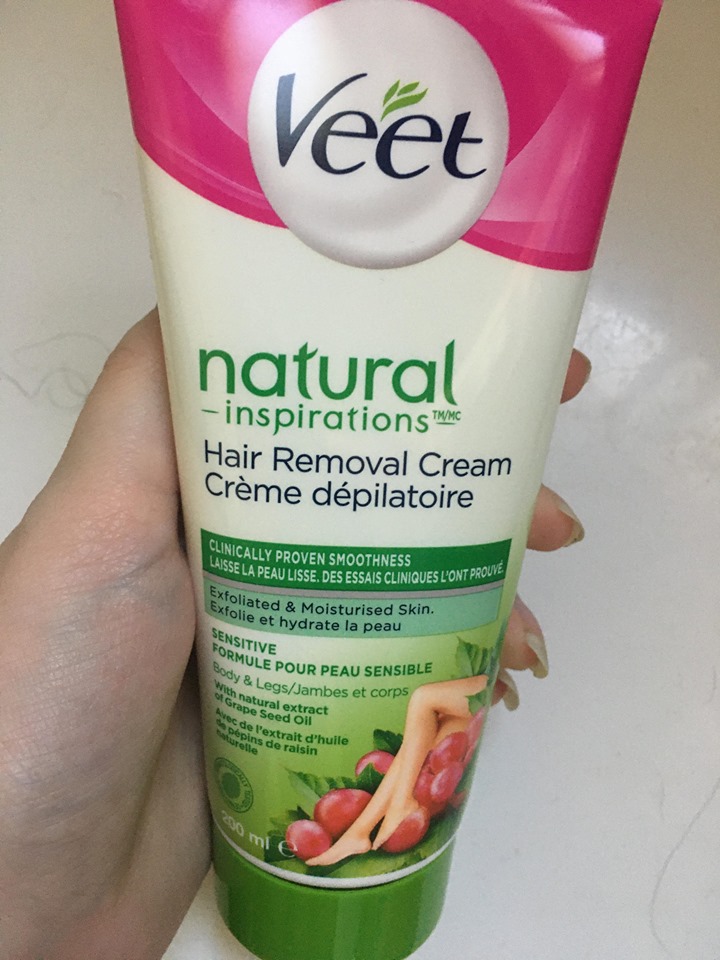 Adorable Fluff Veet. Natural Inspirations. Hair Removal Cream Review.