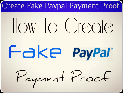 How To Create Fake Paypal Payment Proof Or Screenshots - MyTricksYard