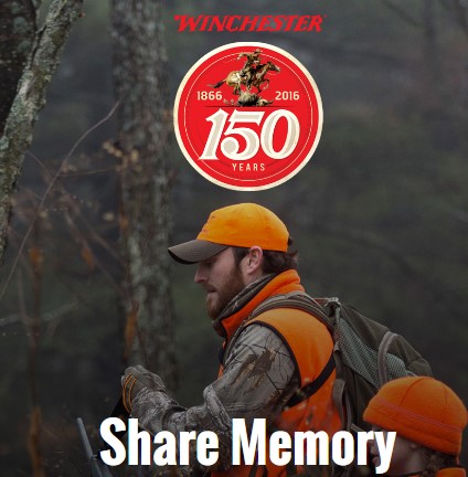 Winchester 150th Anniversary Sweepstakes Winchester Rifles is celebrating their 150th Anniversary by offering you a chance to share your favorite hunting and outdoor memories for a chance to win great prizes!