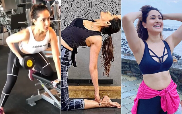 Pragya Jaiswal Raising The Fitness Bar With Stretching Poses.