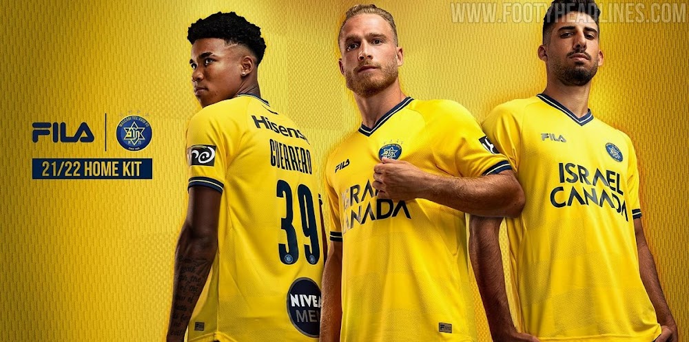 Maccabi Tel Aviv 21-22 Home Kit Released Footy Headlines