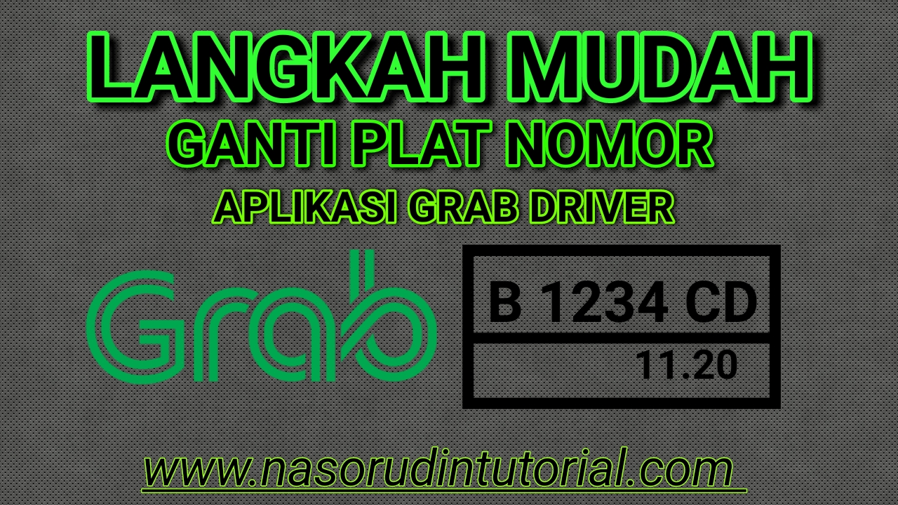 begini cara mudah mengganti plat nomor