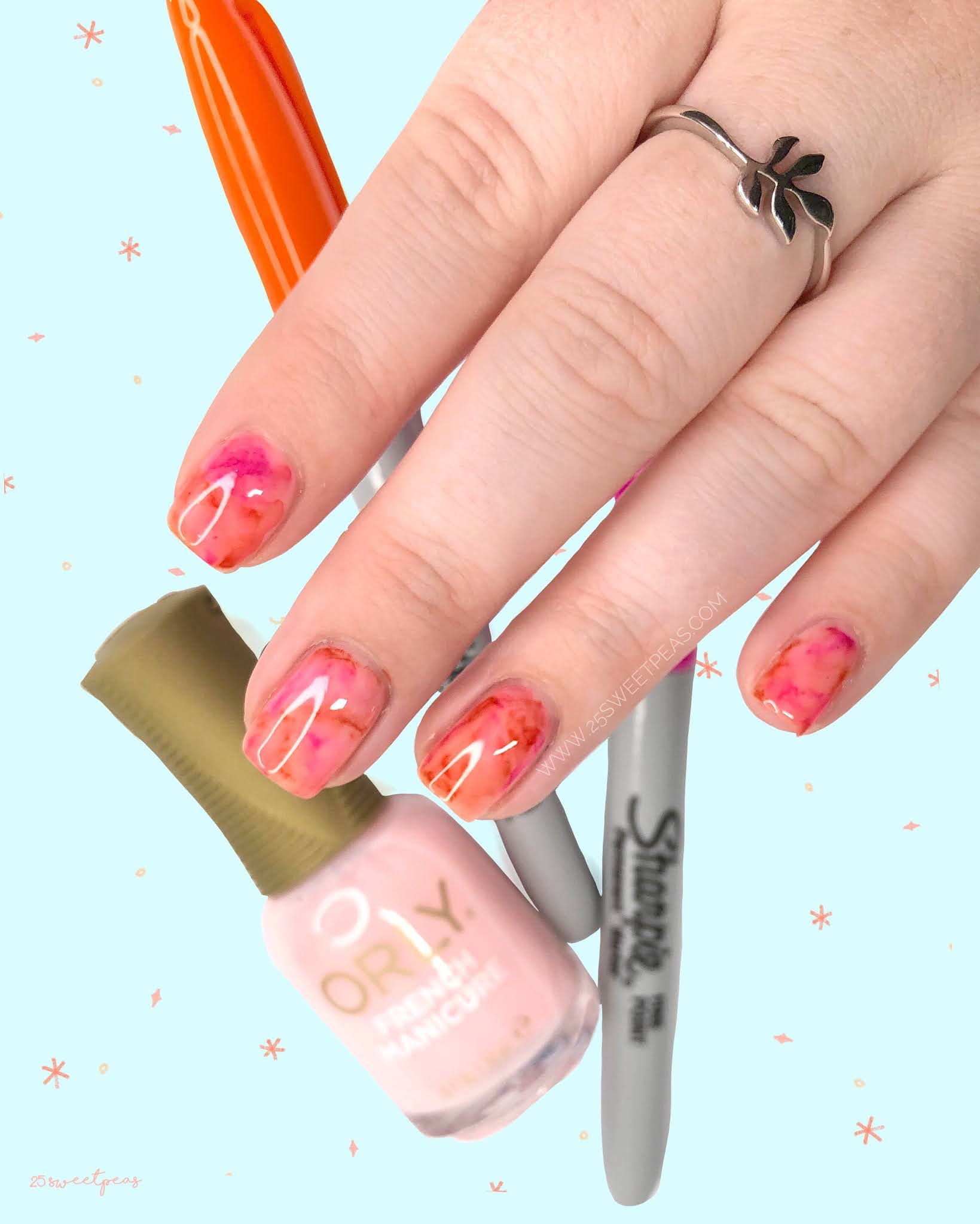 Super Simple Sharpie Nail Art — 25 Sweetpeas