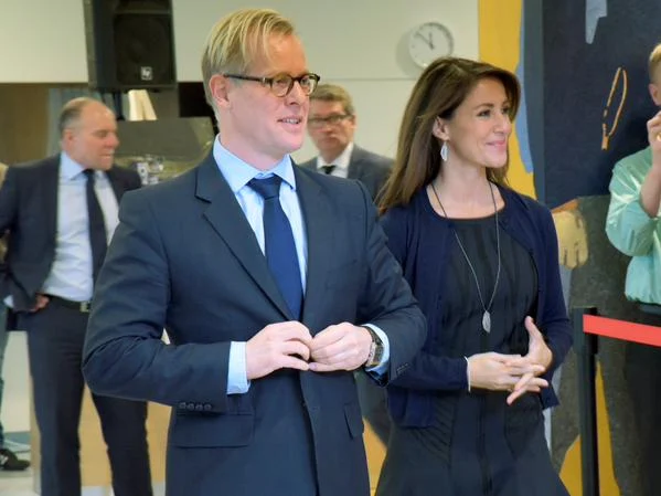 Princess Marie of Denmark attended opening of Hospital
