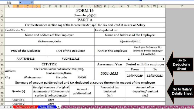 Income Tax Revised Form 16 Part A and B Income Tax Revised Form 16 Part A and B