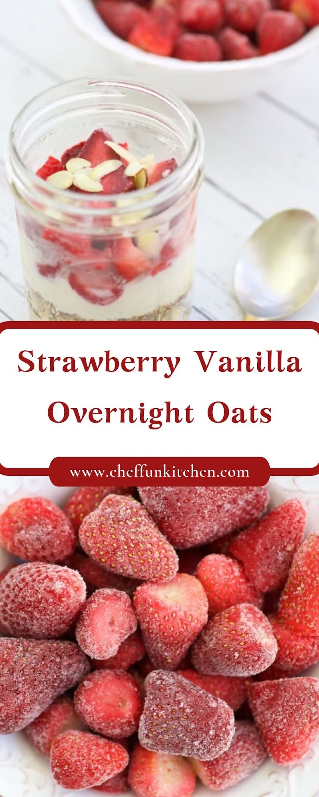 Strawberry Vanilla Overnight Oats Strawberry Vanilla Overnight Oats