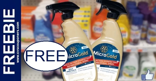 FREE Microgold Disinfectant Spray at CVS 11/21-11/27
