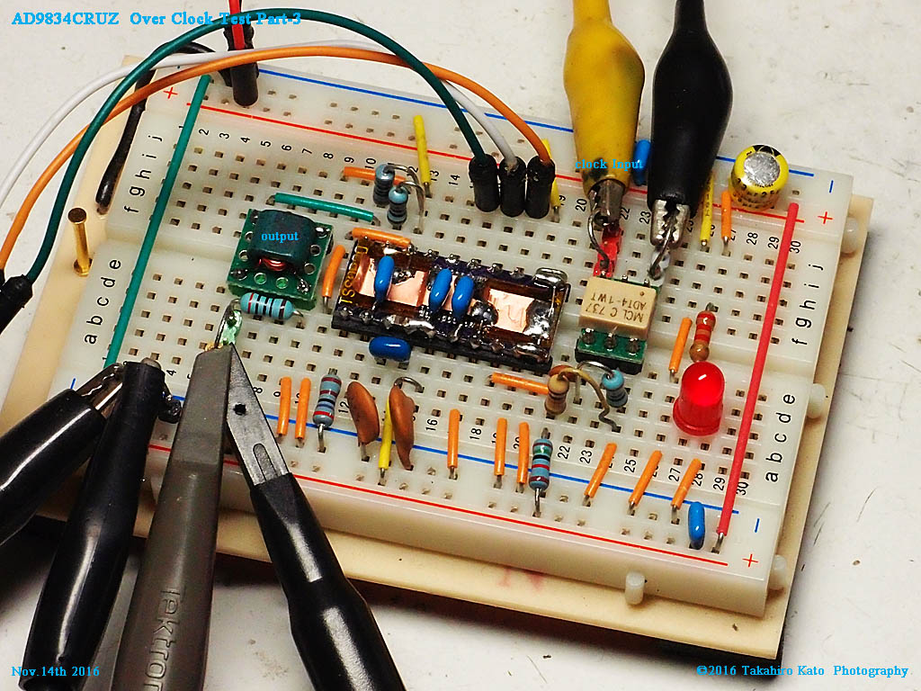 Radio Experimenter's Blog: 【部品】Over Driving an AD9834 DDS-IC , Part 3