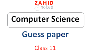 1st year computer science guess paper 2024