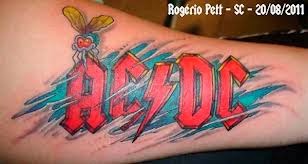 tattoo gallery for men: Ac Dc Tattoos