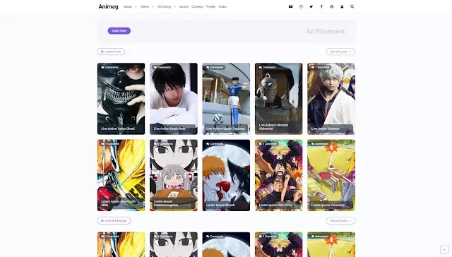 Animag-Latest Version Premium Blogger Template Free Download. Animag-Latest Version Premium Blogger Template Free Download.