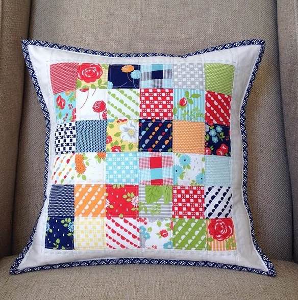 Everyday Celebrations Simple Patchwork Pillows FREE Pattern