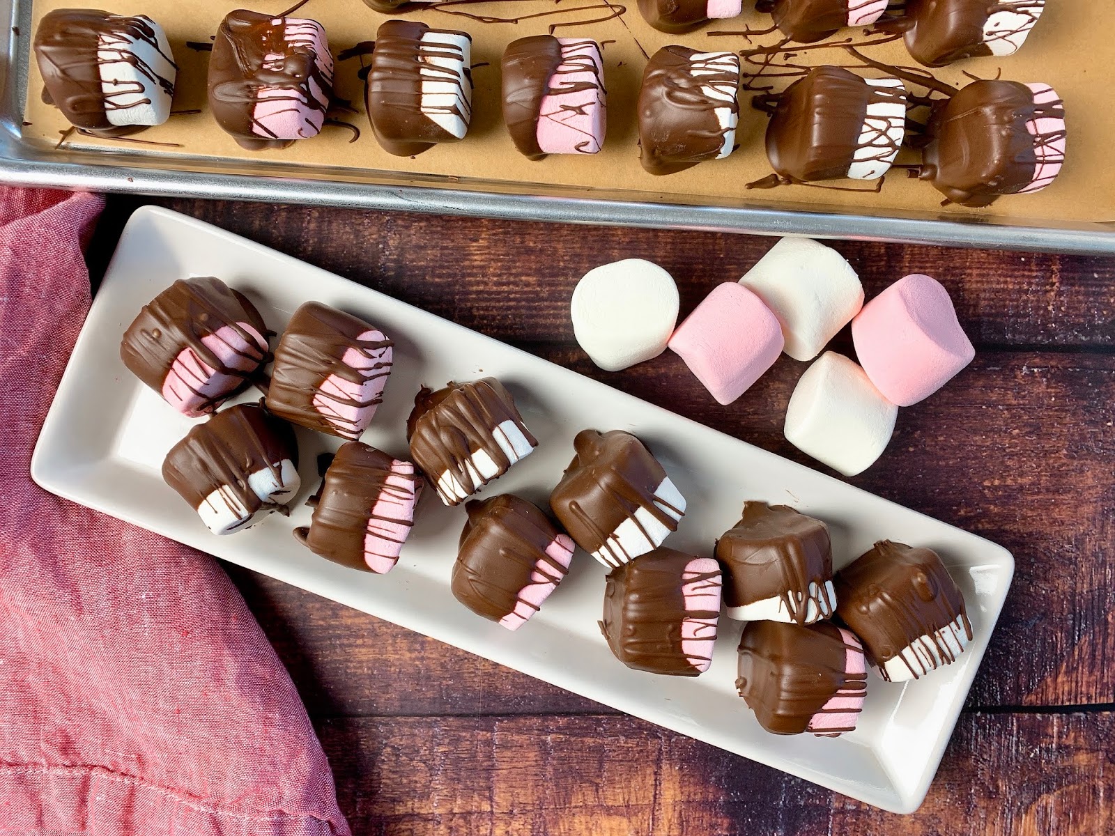 Chocolate Covered Flavored Marshmallows