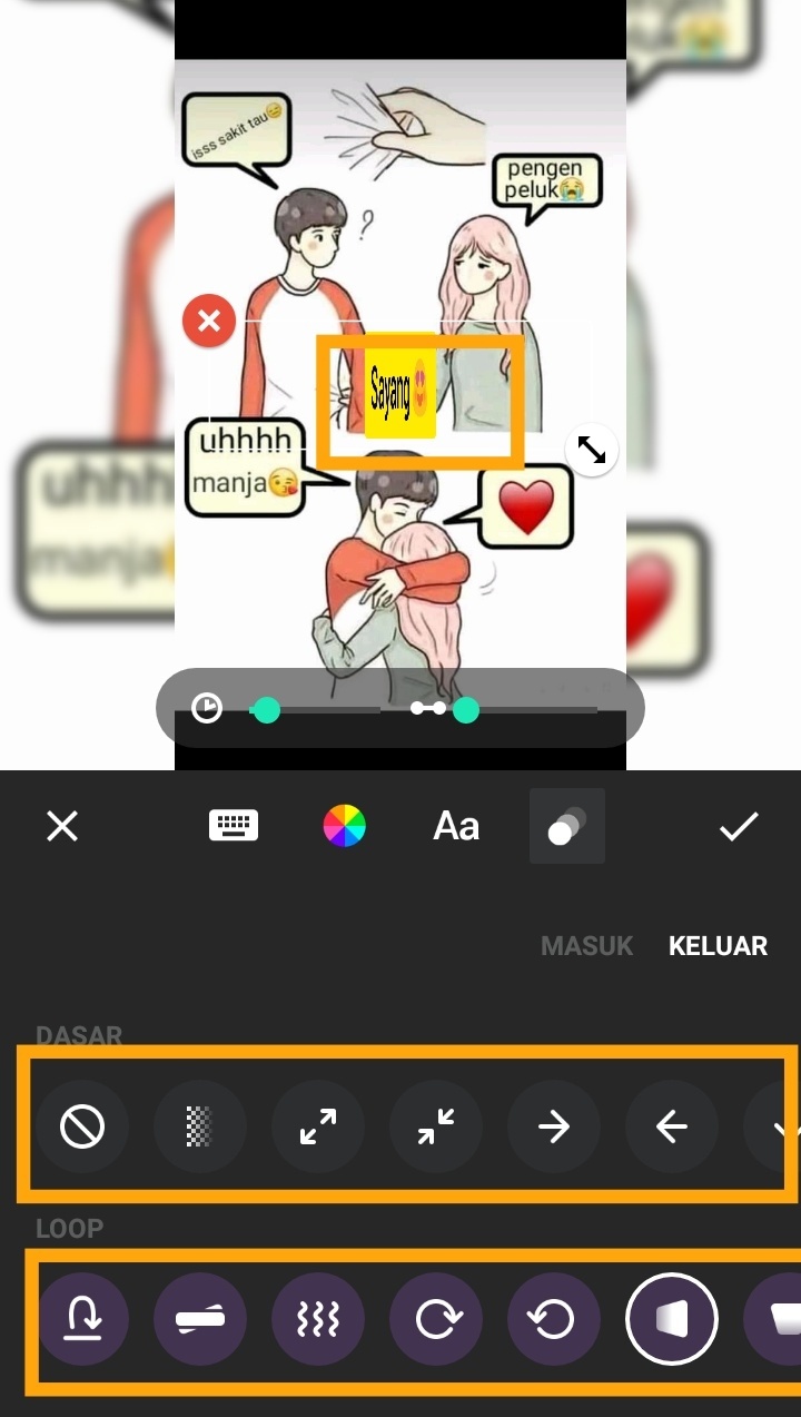 Cara Membuat Tulisan Bergerak Di InShot