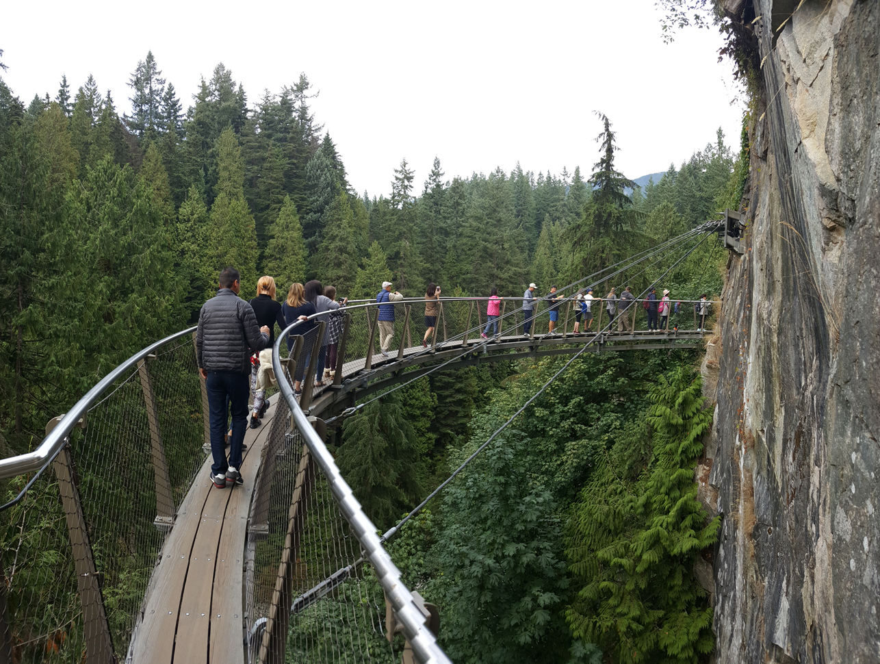 The Happy Pontist Canadian Bridges 5. Cliffwalk, Capilano, Vancouver