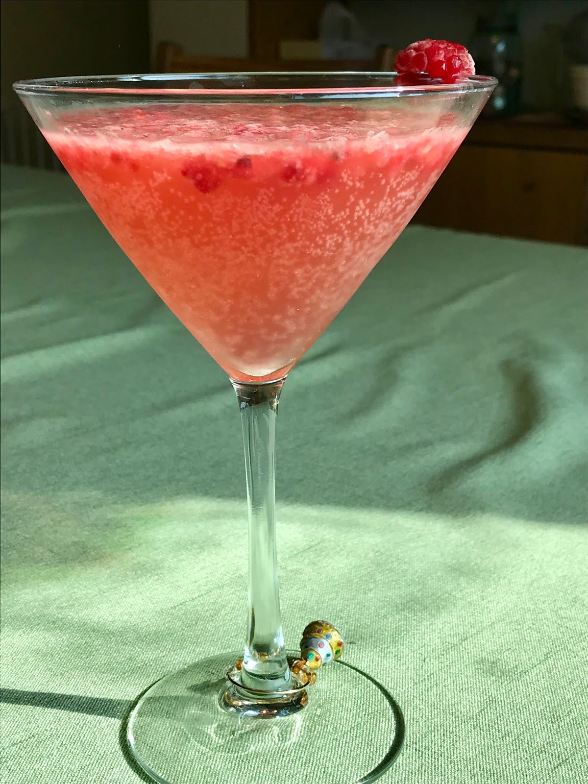 A Taste of Alaska: Raspberry Lemon Drop Martini - Keto remake