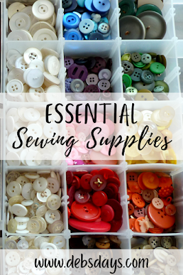Essential supplies for sewing projects