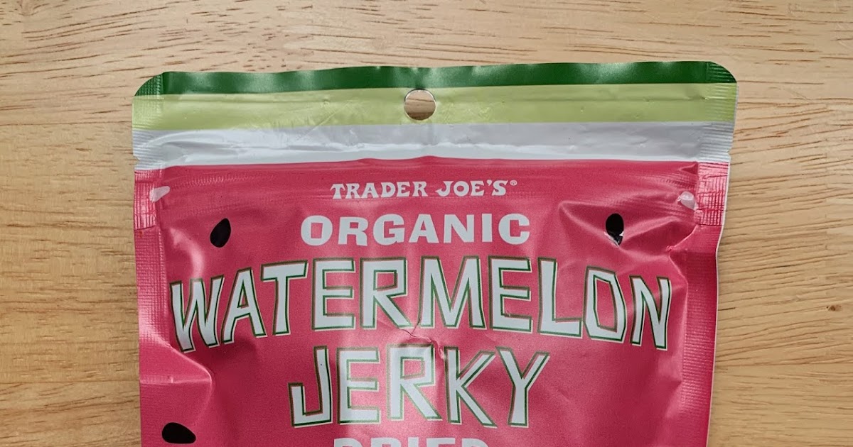 Trader Joe's Organic Watermelon Jerky Dried Watermelon