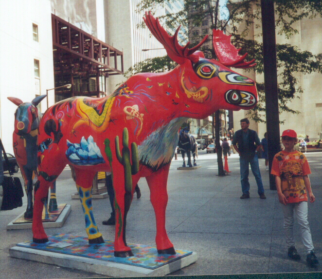 Canada Days Moose in the City