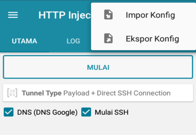 Cara Import Config Hasil Download Di Aplikasi HTTP Injector Terbaru