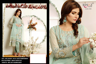 Rinaz Fashion Signature Georgette Pakistani Suits Collection In Wholesale Rate 